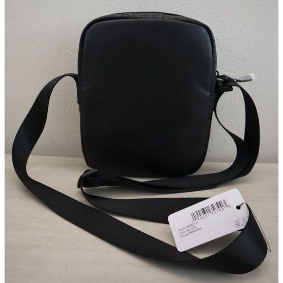 GUESS DB882791 Unisex Black Insignia Triangle & G-Logo Crossbody/Shoulder Bag - Picture 6 of 13